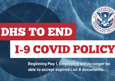 DHS is ending the COVID 19 Temporary Policy for List B Identity Documents